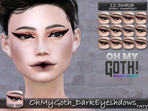 Sims 4 — OhMyGoth_DarkEyeshadows by tatygagg — New eyeshadows for all your Sims. - Female, Male - Human, Alien - Teen to