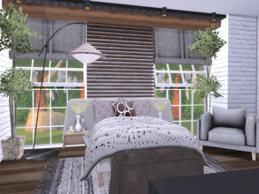 Sims 4 — Bella Bedroom by Suzz86 — Bella is a fully furnished and decorated bedroom. Size: 6x8 Value: $ 16,000 Short