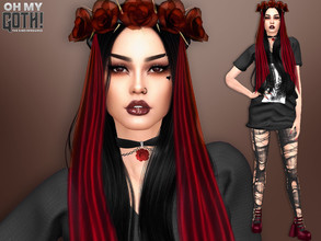 Sims 4 — Oh My Goth - Jinx Ravens by divaka45 — Go to the tab Required to download the CC needed. DOWNLOAD EVERYTHING IF