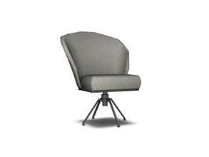 Sims 4 — DbA@TSR_SOChair by Angela — Sam office deskchair. Leather chair for comfortable seating behind your computer, 