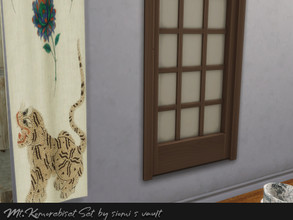 Sims 4 — Mt.Komorebi set Curtains by siomisvault — Beautiful curtains, are curtains but I use them as a random decor on