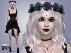 Sims 4 — Oh My Goth - Madisyn Willard by Mini_Simmer — - Download the CC from the required section. - Don't claim or