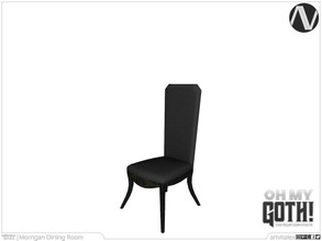 Sims 4 — Oh My Goth! | Morrigan Dining Chair by ArtVitalex — Dining Room Collection | All rights reserved | Belong to
