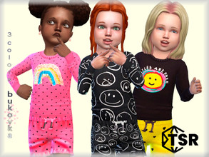 Sims 4 — Shirt toddler/f by bukovka — T-shirt for girls toddler. Installed standalone, suitable for the base game. 3