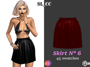 Sims 4 — SL_Skirt_6 by SL_CCSIMS — -New mesh- -45 swatches- -Teen to elder- -All Maps- -All Lods- -HQ- -Catalog