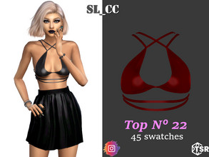 Sims 4 — SL_Top_22 by SL_CCSIMS — -New mesh- -45 swatches- -Teen to elder- -All Maps- -All Lods- -HQ- -Catalog Thumbnail-