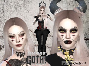 Sims 4 — Oh My Goth - Anabel Oniegin by starafanka — DOWNLOAD EVERYTHING IF YOU WANT THE SIM TO BE THE SAME AS IN THE
