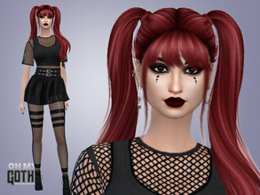 Sims 4 — Oh My Goth - Lana Rosaria by Mini_Simmer — - Download the CC from the required section. - Don't claim or