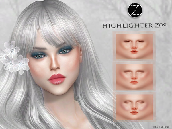 Sims 4 — HIGHLIGHTER Z09 by ZENX — -Base Game -All Age -For Female -3 colors -Works with all of skins -Compatible with HQ