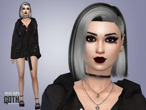 Sims 4 — Oh My Goth - Elle Adair by Mini_Simmer — - Download the CC from the required section. - Don't claim or re-upload