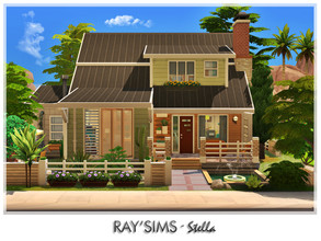Sims 4 — Stella by Ray_Sims — This house fully furnished and decorated, without custom content. This house has 2 bedroom