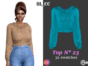 Sims 4 — Top 23 by SL_CCSIMS — -New mesh- -32 swatches- -Teen to elder- -All Maps- -All Lods- -HQ- -Catalog Thumbnail-