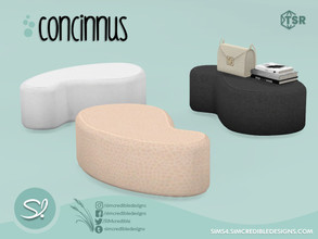 Sims 4 — Concinnus Pouf Amoeba by SIMcredible! — by SIMcredibledesigns.com available at TSR 3 colors variations