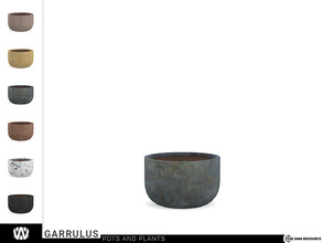 Sims 4 — Garrulus Pot IV by wondymoon — - Garrulus Outdoor - Pot IV - Wondymoon|TSR - Creations'2022