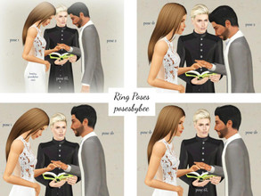 Sims 3 — Exchanging Rings Poses - Sims 3 by jessesue2 — Exchanging ring poses in a wedding. Poses are not necessarily