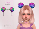 Sims 4 — Kyu v2 Headband Toddler by Suzue — -New Mesh (Suzue) -5 Swatches -For Female and Male (Toddler) -Hat Category