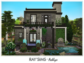 Sims 4 — Achlys by Ray_Sims — This house fully furnished and decorated, without custom content. This house has 3 bedroom