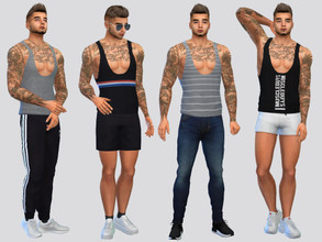 Sims 4 — Muscle Tank Top by McLayneSims — TSR EXCLUSIVE Standalone item 8 Swatches MESH by Me NO RECOLORING Please don't