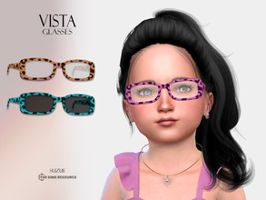 Sims 4 — Vista Glasses Toddler by Suzue — -New Mesh (Suzue) -10 Swatches -For Female and Male (Toddler) -HQ Compatible