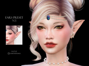 Sims 4 — Ear Preset N3 by Suzue — -New Preset (Suzue) -For Female and Male (All Ages)