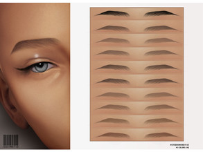 Sims 4 — Eyebrows | N54 | V2 by cosimetic — - Female & Male - 45 Swatches - Custom thumbnail Enjoy! 
