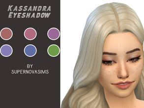 Sims 4 — Kassandra Eyeshadow by supernovasims — 6 swatches, properly tagged Disallowed for random