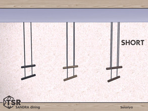 Sims 4 — Sandra Dining. Ceiling Light, short by soloriya — Ceiling light, short version. Part of Sandra Dining set. 3