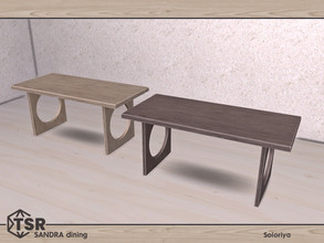 Sims 4 — Sandra Dining. Dining Table by soloriya — Dining table. Part of Sandra Dining set. 2 color variations. Category: