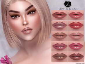Sims 4 — LIPSTICK Z201 by ZENX — -Base Game -All Age -For Female -10 colors -Works with all of skins -Compatible with HQ