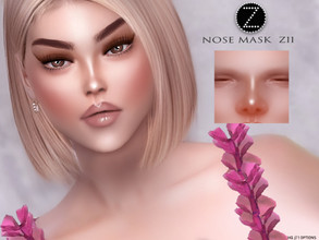 Sims 4 — NOSE MASK Z11 by ZENX — -Base Game -All Age -For Female -1 colors -Works with all of skins -Compatible with HQ