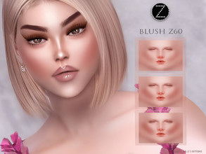 Sims 4 — BLUSH Z60 by ZENX — -Base Game -All Age -For Female -3 colors -Works with all of skins -Compatible with HQ mod