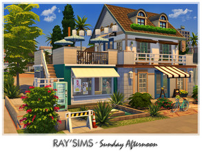 Sims 4 — Sunday Afternoon (Bar) by Ray_Sims — This lot fully furnished and decorated, without custom content. Simply cozy