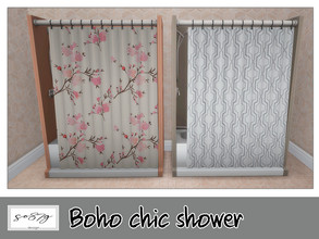 Sims 4 — Boho chic shower by so87g — cost: 1500$, 6 colors, you can find it in plumbing - shower / tub All my preview