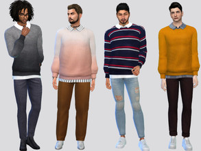 Sims 4 — Albergo shirt by McLayneSims — TSR EXCLUSIVE Standalone item 8 Swatches MESH by Me NO RECOLORING Please don't