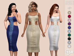 Sims 4 — Hayden Dress by Sifix2 — A sparkly party dress. Comes in 10 colors for teen, young adult and adult sims. Thank