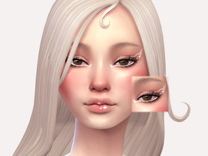 Sims 4 — Little Angel Eyeliner by Sagittariah — base game compatible 3 swatches properly tagged enabled for all occults