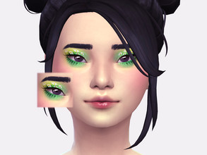 Sims 4 — Daisy Fairy Eyeshadow by Sagittariah — base game compatible 5 swatches properly tagged enabled for all occults