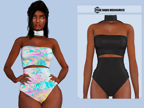 Sims 4 — Amanda SwimWear by couquett — SwimWear for female sims ideal for summer time 16 swatches All Map All Lod 