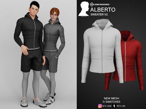 Sims 4 — Alberto (Top V2) by Beto_ae0 — Sport shirt, enjoy it - 11 colors - New Mesh - All Lods - All maps