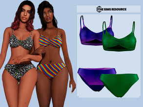 Sims 4 — Anne SwimWear by couquett — SwimWear for female sims 14 swatches All Map All Lod