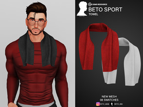 Sims 4 — Beto Sport (Towel) by Beto_ae0 — Small towel for the gym, Enjoy it IMPORTANT -- It is located in the category of