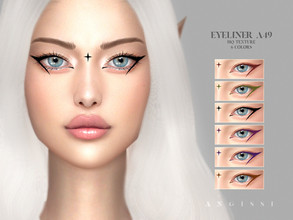 Sims 4 — Eyeliner A49 by ANGISSI — *For all questions go here - angissi.tumblr.com *6 colors *HQ compatible *Female