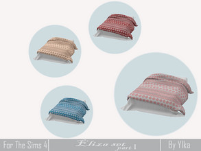 Sims 4 — [SJB] Eliza set part I blanket+sheet for bed by Ylka by Ylka — Has 4 colors. You can see all the colors in the