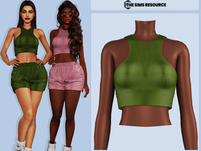 Sims 4 — Vanya Sport Top by couquett — sport top for your sims 8 swatches Custom thumbnail Base game compatible this have