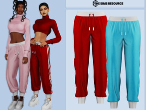 Sims 4 — Raven Pants by couquett — sport pants for your sims 11 swatches Custom thumbnail Base game compatible this have