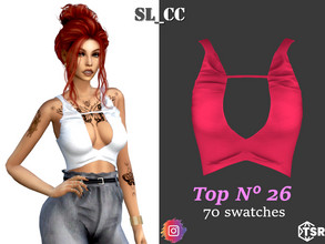 Sims 4 — Top_26 by SL_CCSIMS — -New mesh- -70 swatches- -Teen to elder- -Shadow&Bump Maps- -All Lods- -HQ- -Catalog