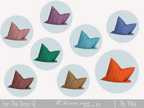 Sims 4 — [SJB] Eliza set part II pillow by Ylka by Ylka — Has 8 colors. You can see all the colors in the photo above.