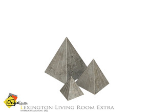 Sims 3 — Lexington Decor Pyramids by Onyxium — Onyxium@TSR Design Workshop Decoration Collection | Belong To The 2022