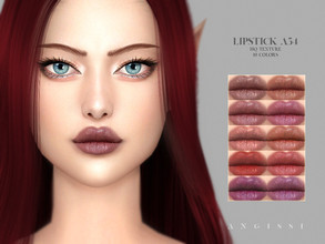 Sims 4 — Lipstick A54 by ANGISSI — For all questions go here ---- angissi.tumblr.com -10 colors -HQ compatible -Female