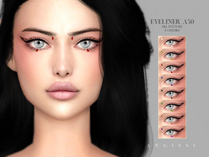Sims 4 — Eyeliner A50 by ANGISSI — *For all questions go here - angissi.tumblr.com *8 colors *HQ compatible *Female